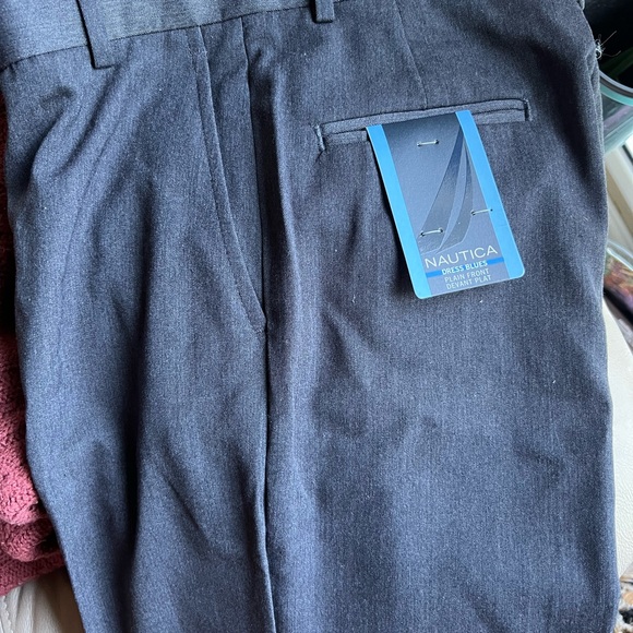 Size 14 65polyester 35 Rayondark grey dress pants - Picture 2 of 10